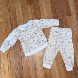 Floral baby girl outfit